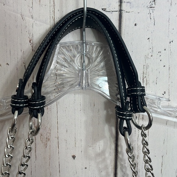 Steve Madden Woven Purse with Leather Straps Tan and Brown - Picture 5 of 12